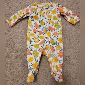 Carter's Floral and Fruit sleeper 3m